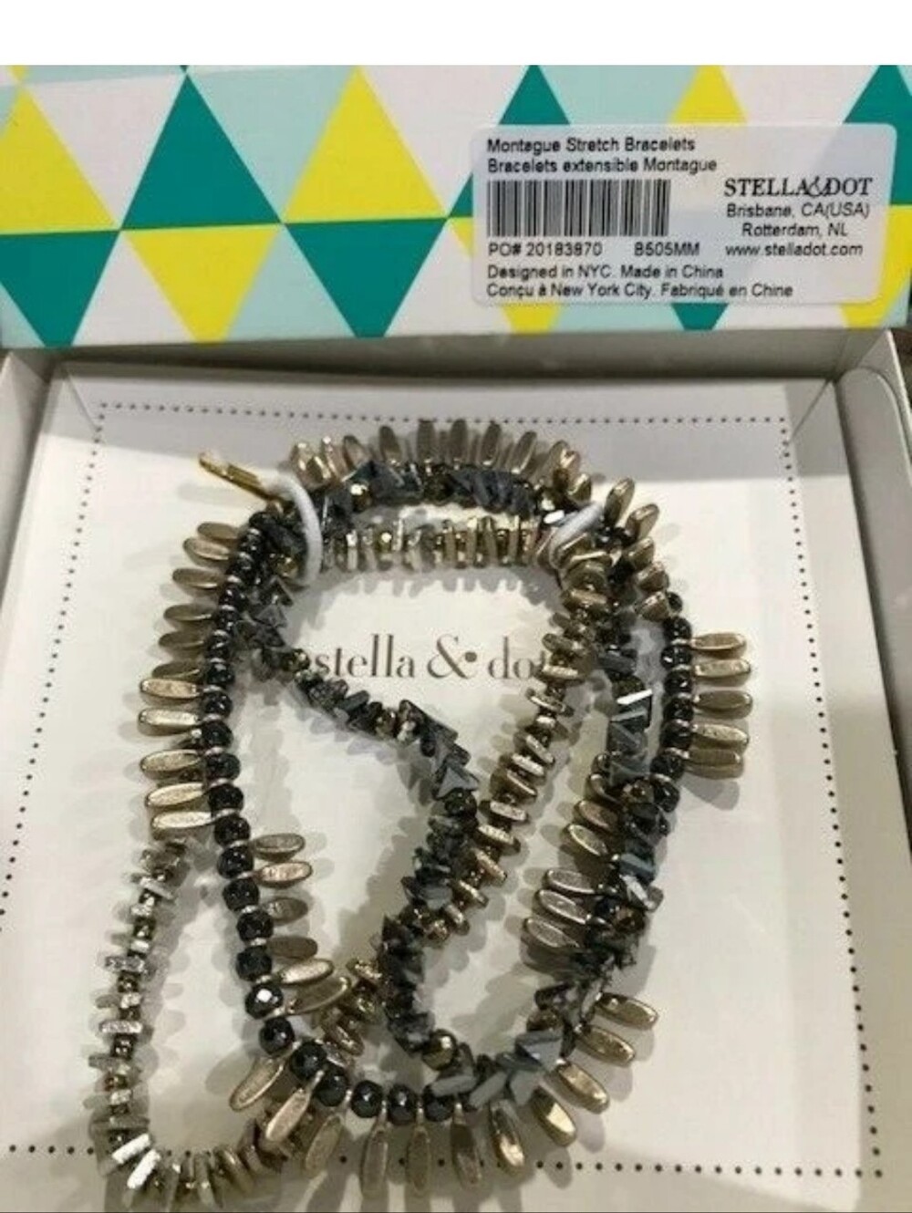 Stella & Dot Montsgue Stretch Bracelets